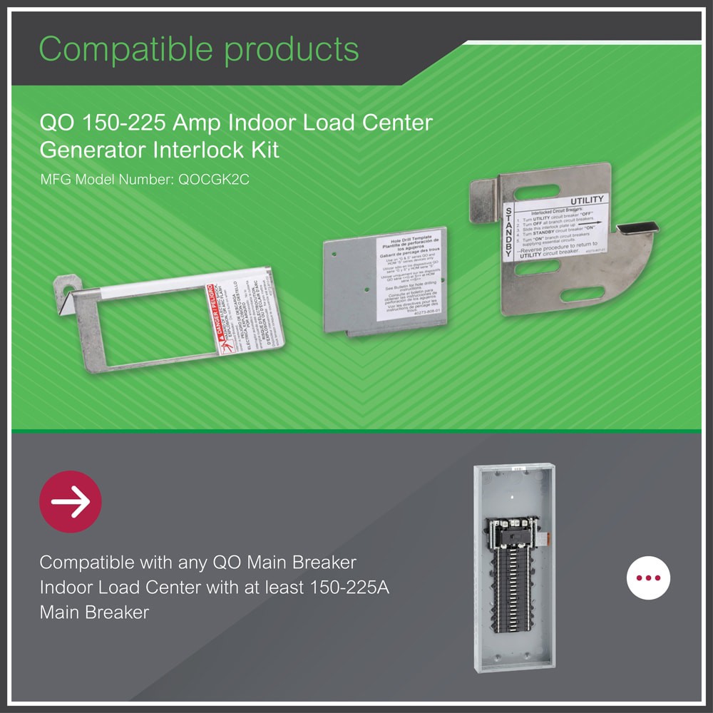 slide 2 of 4, Square D QO QO Accessory kit, 1 ct