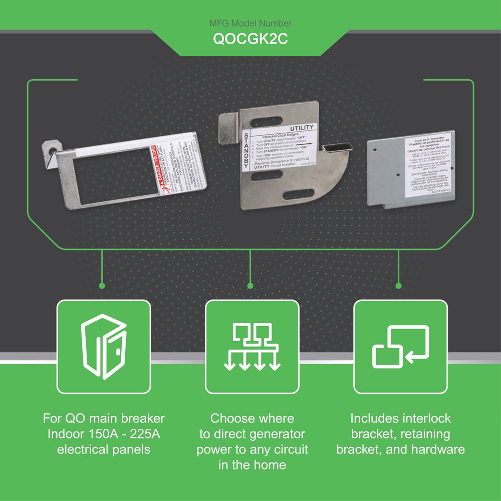 slide 3 of 4, Square D QO QO Accessory kit, 1 ct