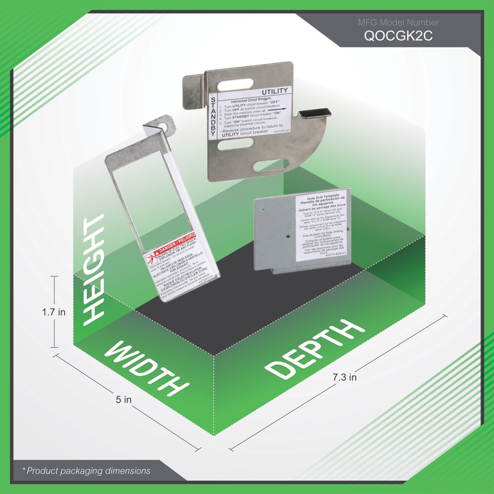 slide 4 of 4, Square D QO QO Accessory kit, 1 ct