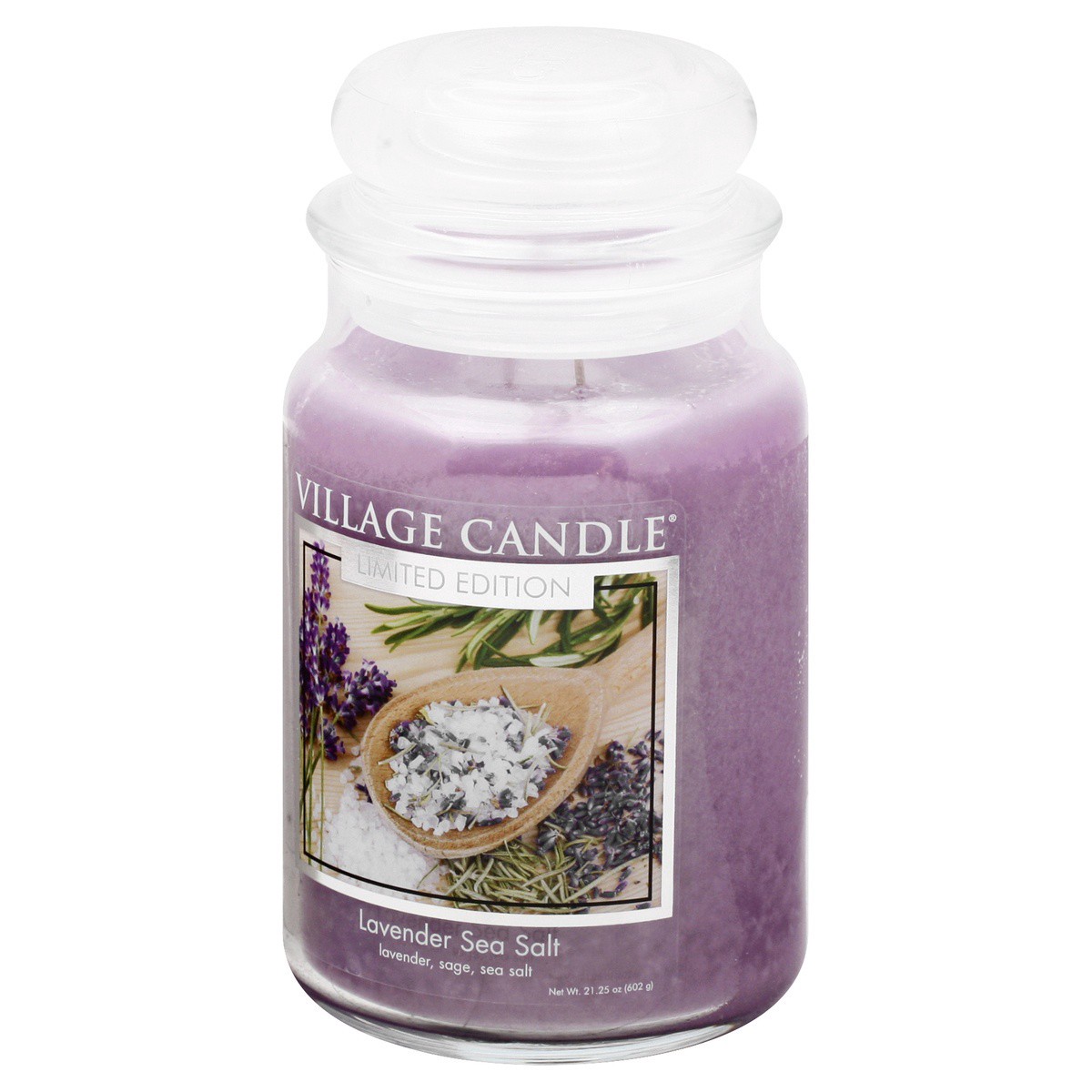 slide 8 of 9, Village Candle Limited Edition Lavender Sea Salt Scented Jar Candle, 21.25 oz