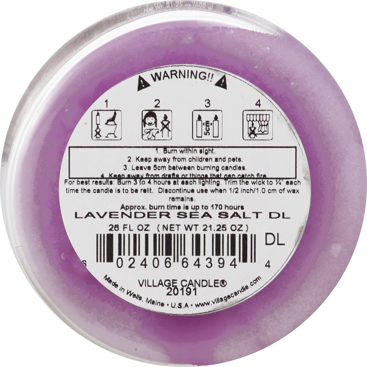 slide 6 of 9, Village Candle Limited Edition Lavender Sea Salt Scented Jar Candle, 21.25 oz