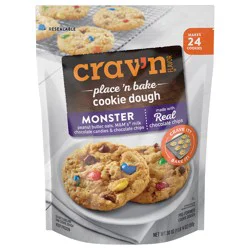 Crav'n Flavor Place 'n Bake Monster Cookie Dough 30 oz