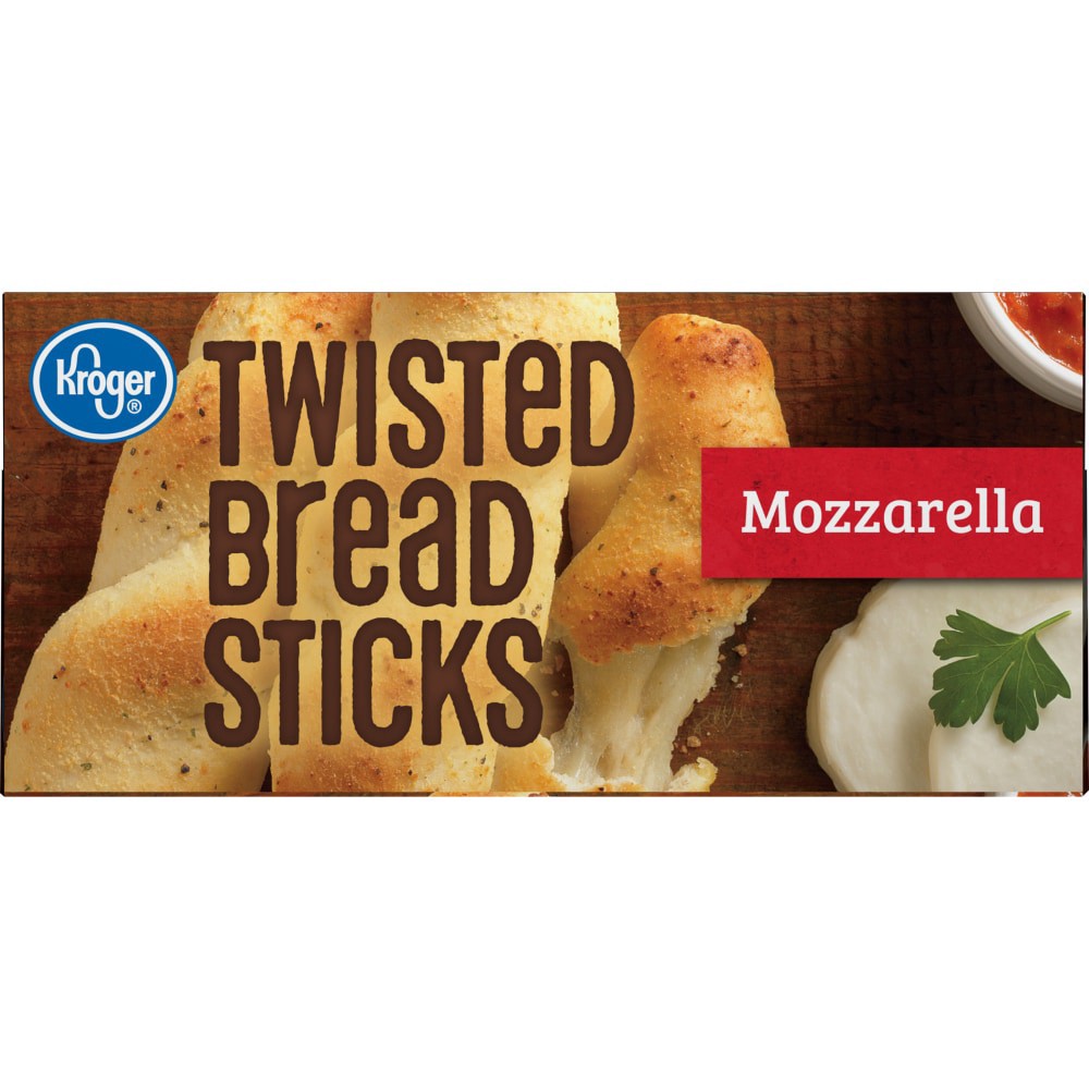 slide 4 of 6, Kroger Mozzarella Twisted Bread Sticks, 11.5 oz