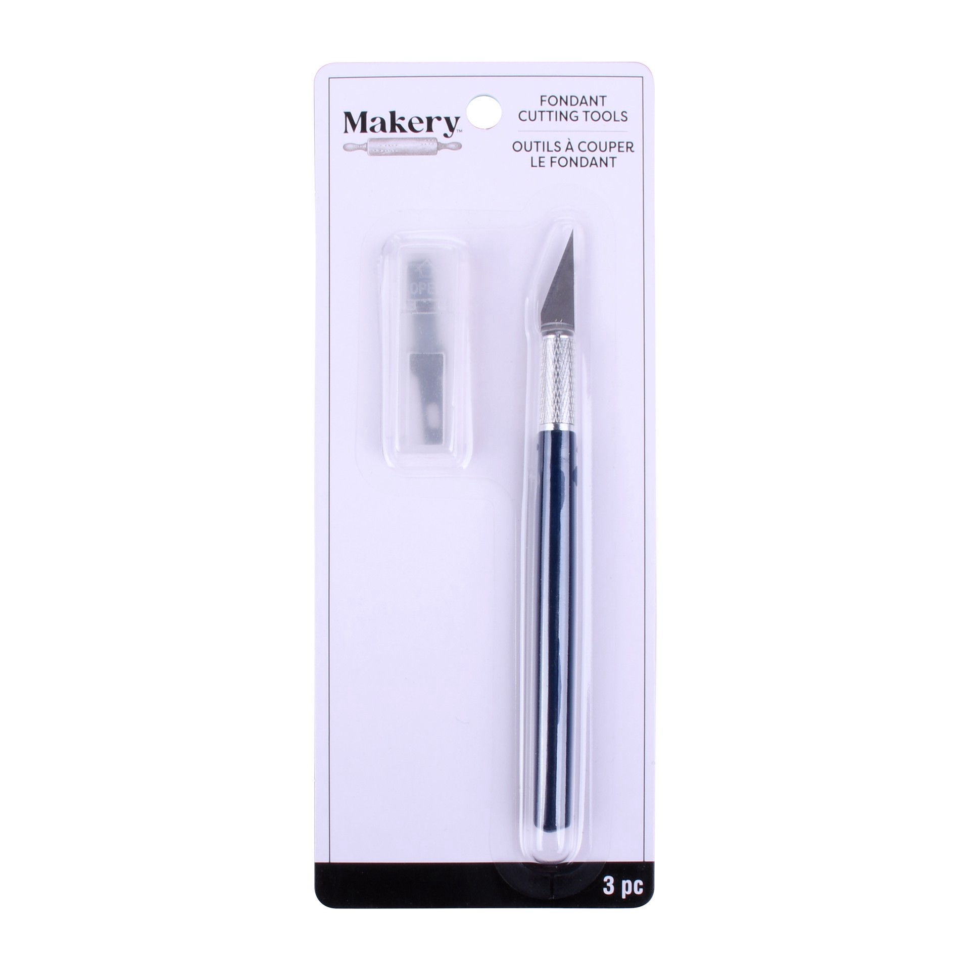 slide 3 of 3, Fondant Cutting Tool Set By Makery, 10.5 in x 3.63 in x 1.56 in