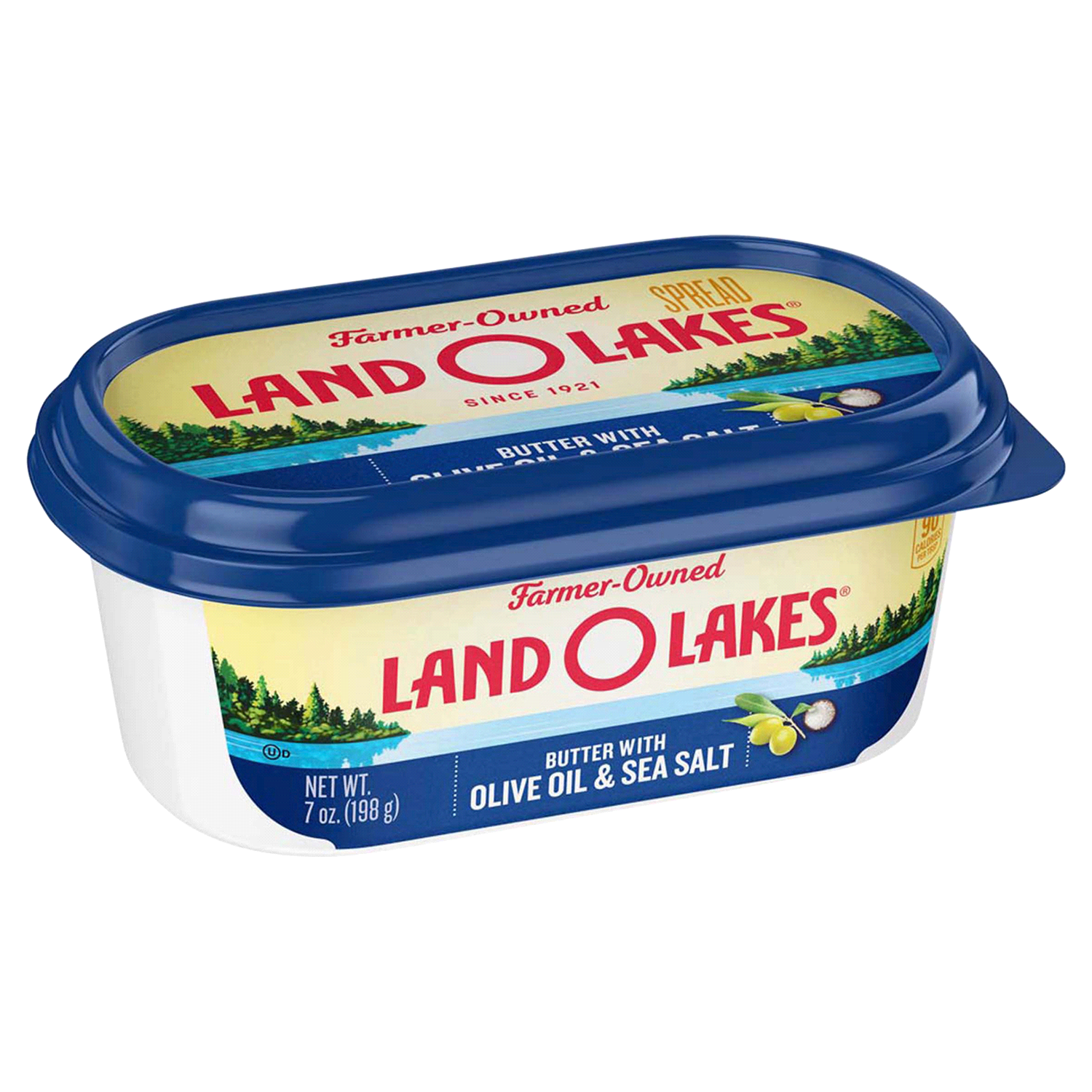 slide 2 of 4, Land O'Lakes Butter with Olive Oil & Sea Salt, Spreadable, 7 oz
