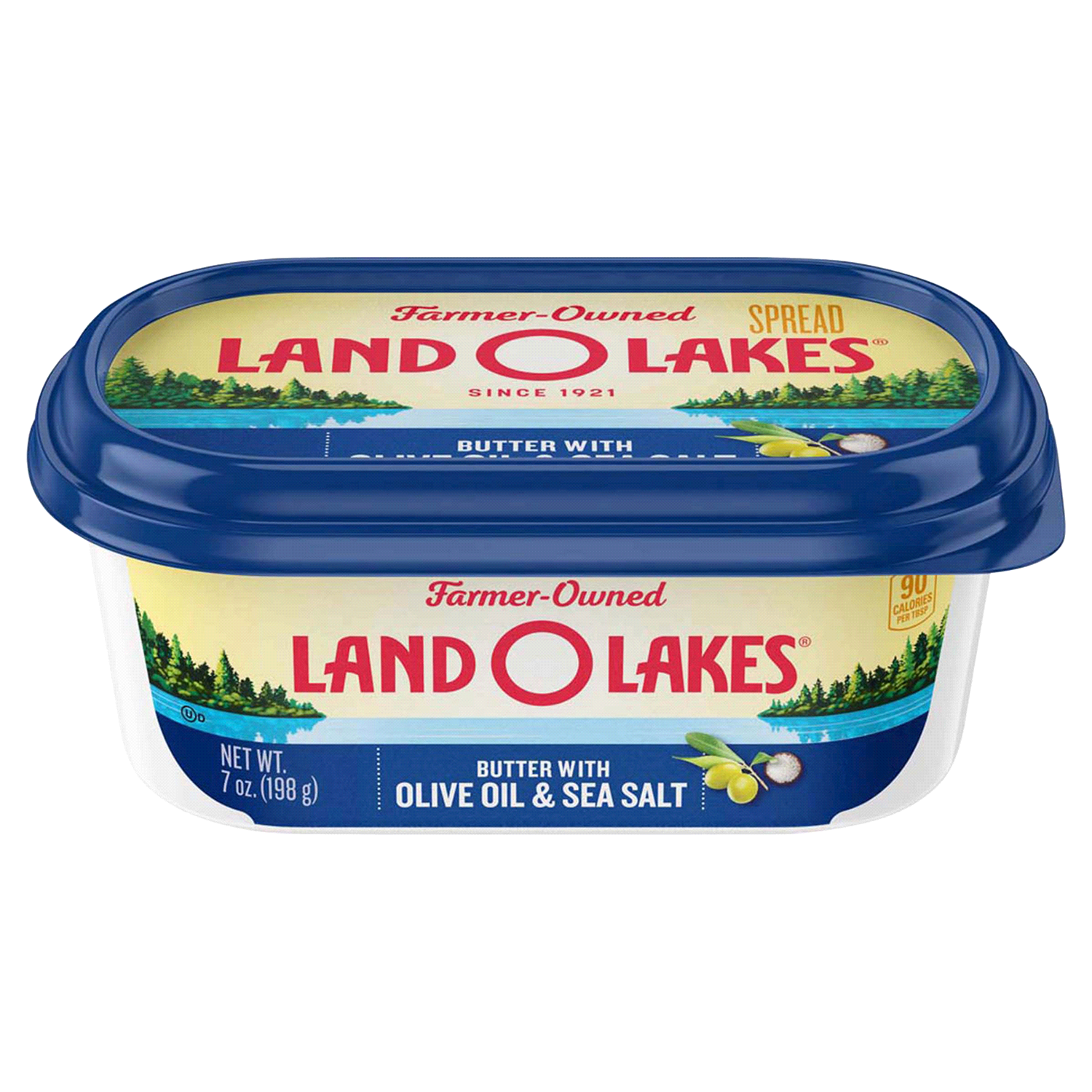 slide 1 of 4, Land O'Lakes Butter with Olive Oil & Sea Salt, Spreadable, 7 oz