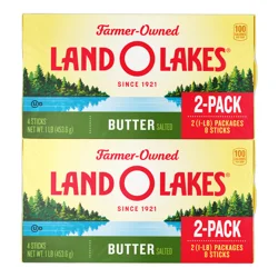 Land O'Lakes Salted Butter, Made with Sweet Cream and Salt