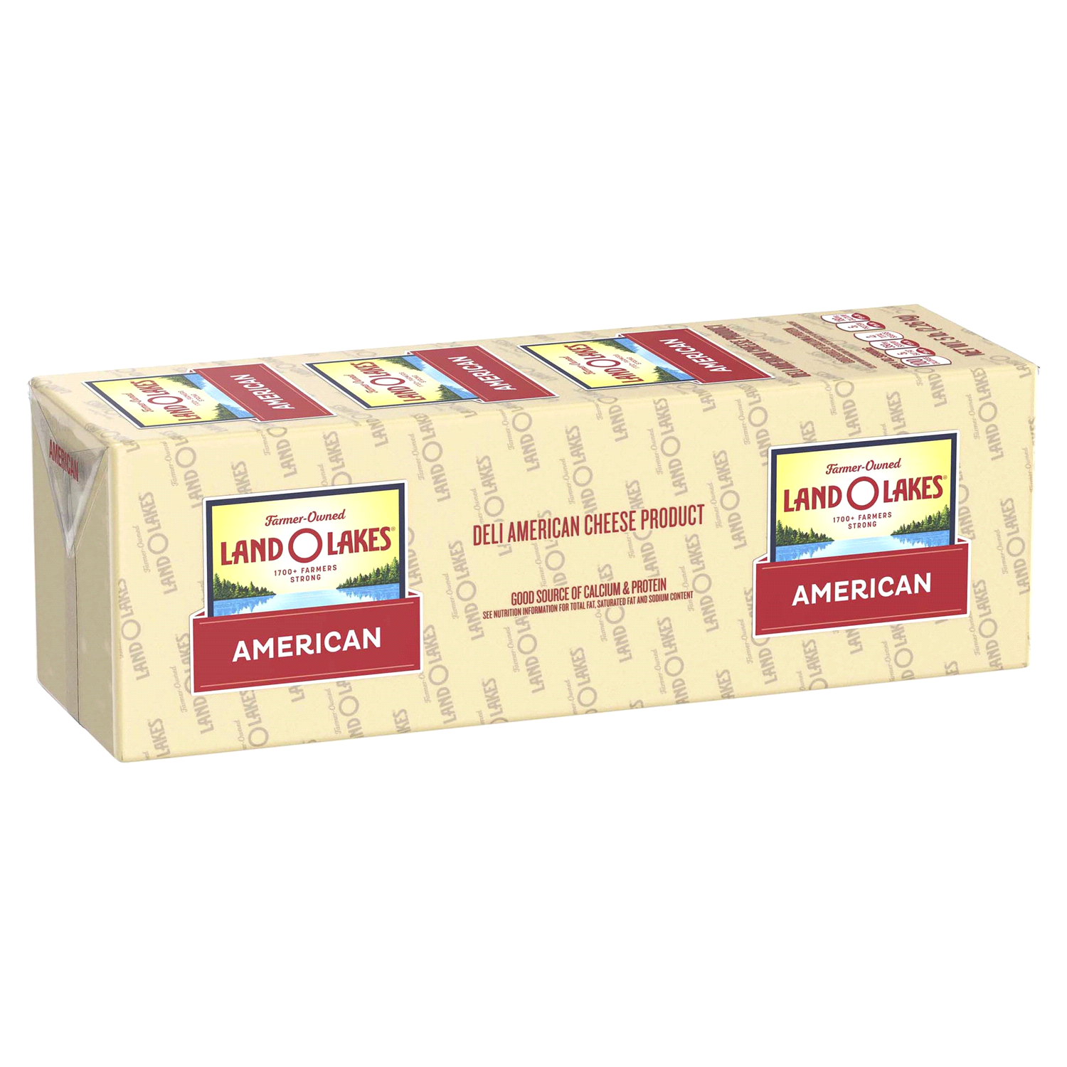 slide 2 of 2, Land O'Lakes White Deli American Cheese Product, Deli Sliced to Order, per lb