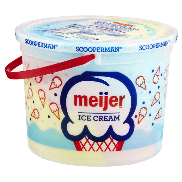 slide 1 of 2, Meijer Ice Cream, Scooperman, 160 oz