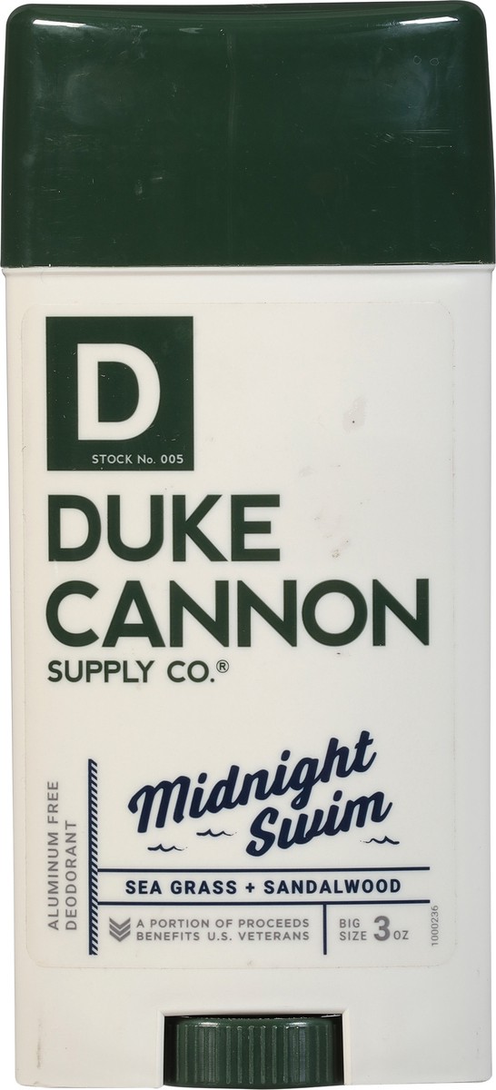 slide 9 of 10, Duke Cannon Midnight Swim Aluminum Free Deodorant, 3 oz