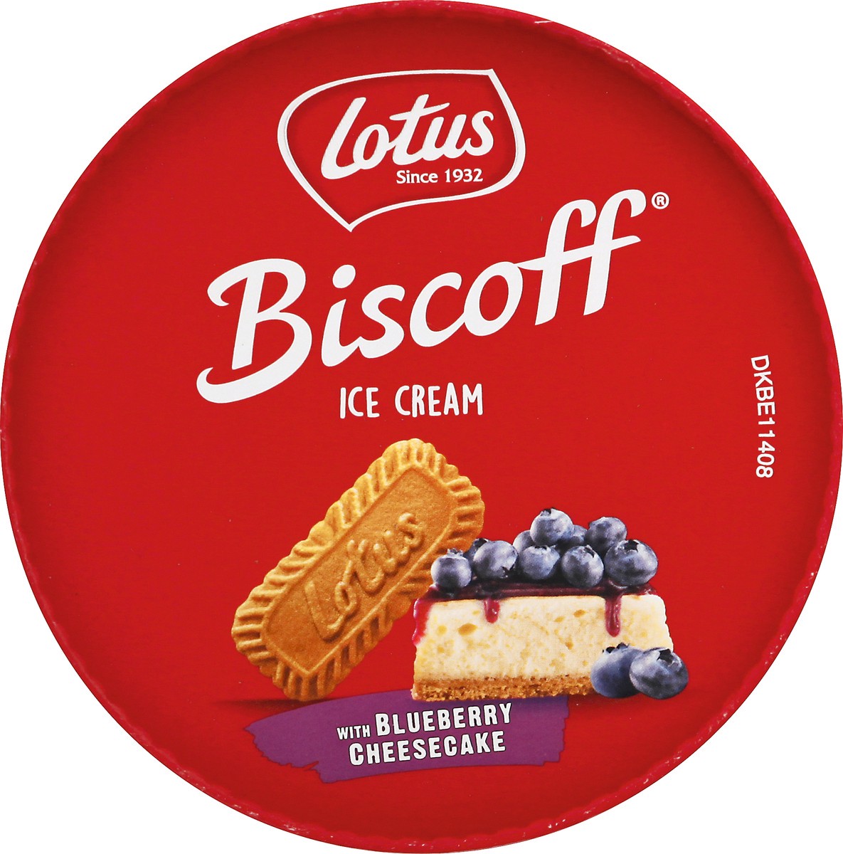 slide 2 of 12, Lotus Biscoff with Blueberry Cheesecake Ice Cream 15.55 oz, 1 pint