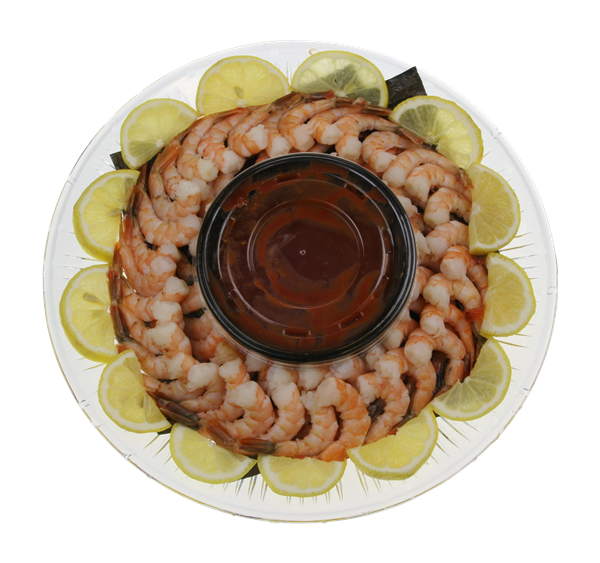 slide 1 of 1, Hy-Vee Small Shrimp Tray 12" Serves 12, 24 oz