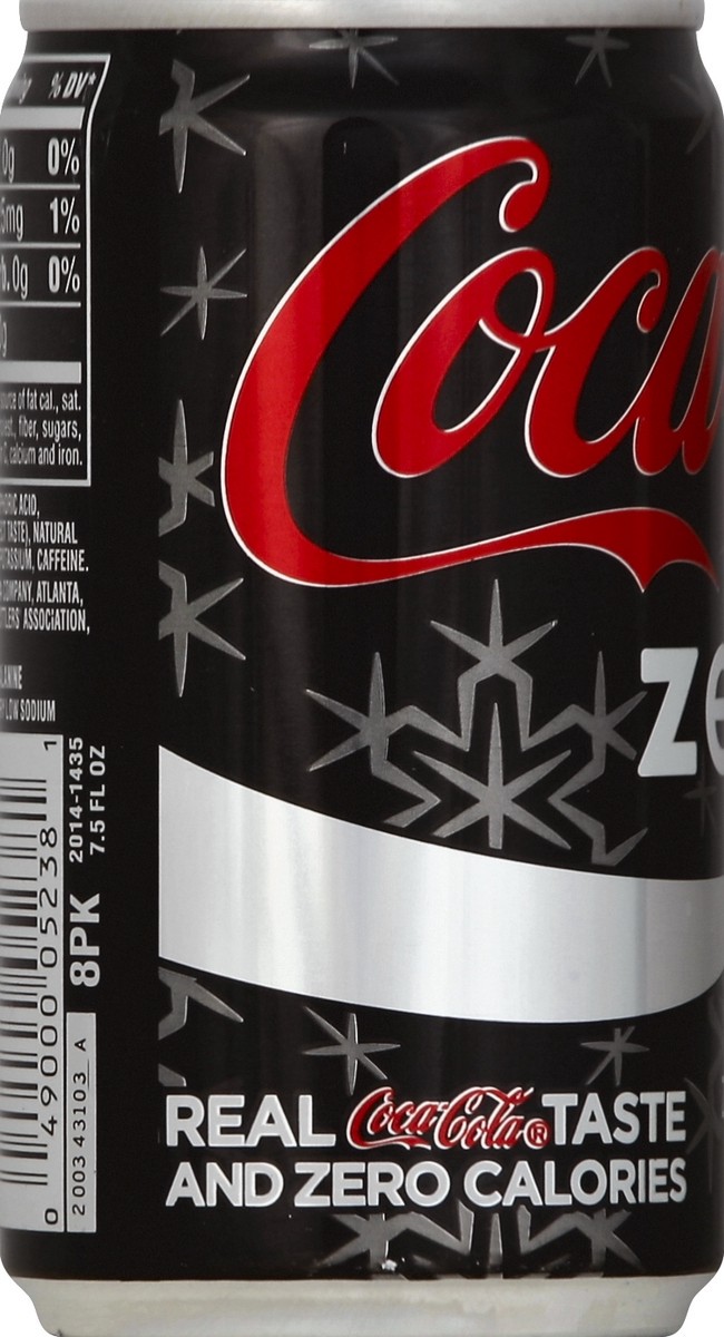 slide 3 of 4, Coca-Cola Coca Cola Zero - 8 ct, 8 ct