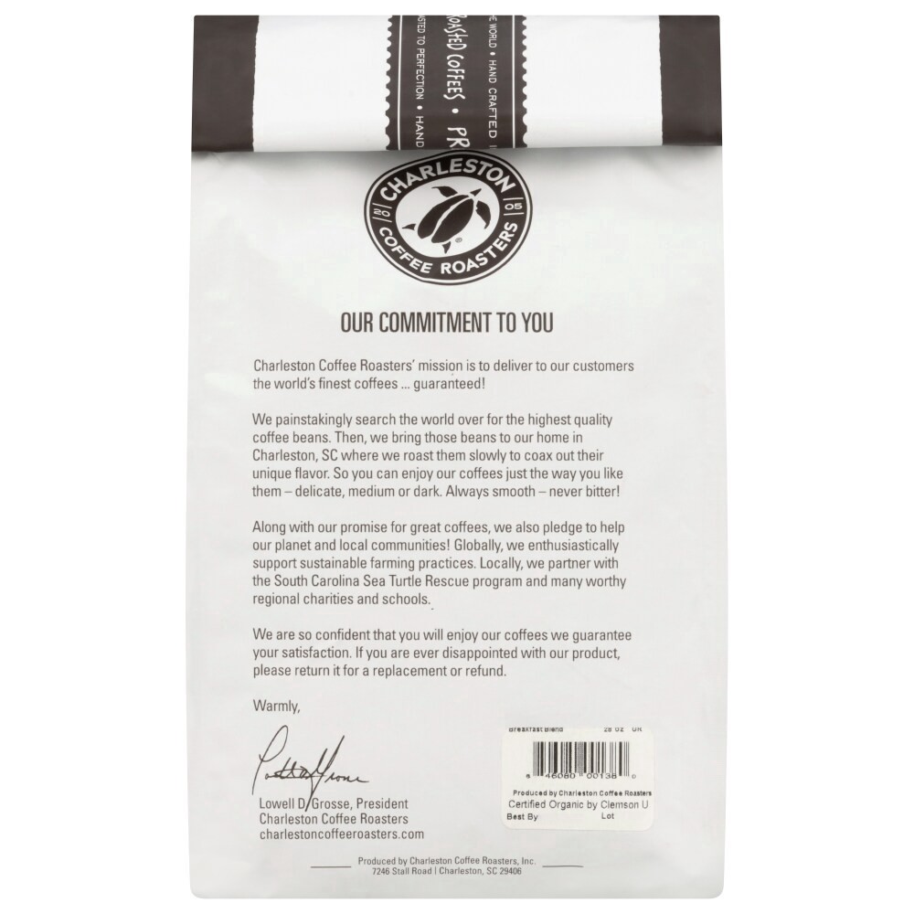 slide 4 of 4, Charleston Coffee Roasters Breakfast Blend Coffee- 28 oz, 8 oz