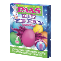 slide 6 of 9, PAAS Magic Color Powder Egg Dying Kit, 1 ct