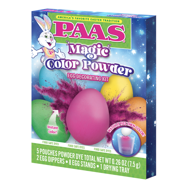 slide 8 of 9, PAAS Magic Color Powder Egg Dying Kit, 1 ct