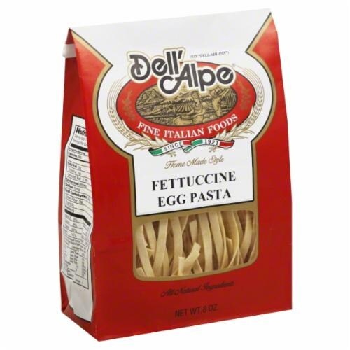 slide 1 of 1, Dell'Alpe Dellalpe Fettuccine Egg Pasta, 8 oz