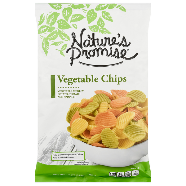 slide 1 of 1, Nature's Promise Vegetable Chips, 7.5 oz