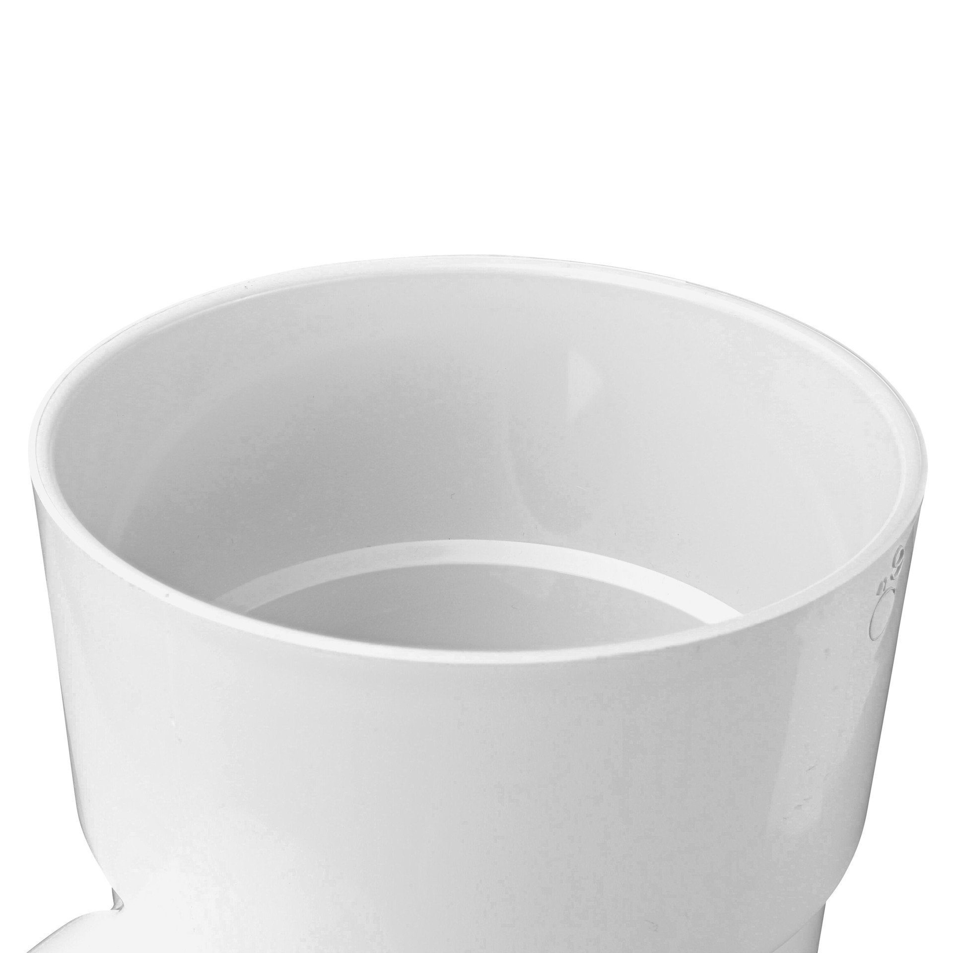 slide 6 of 6, NDS PVC Sewer and Drain Tee, 6 in. Hub X Hub X 4 in. Hub, 1 ct