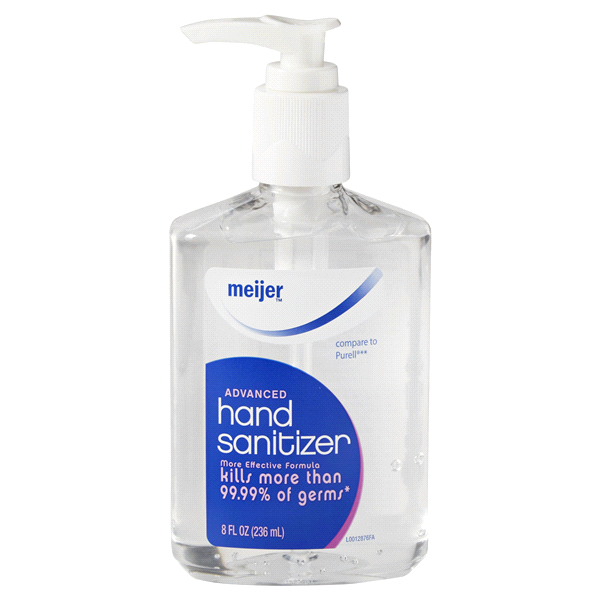slide 1 of 2, Meijer Hand Sanitizer Original, 8 oz