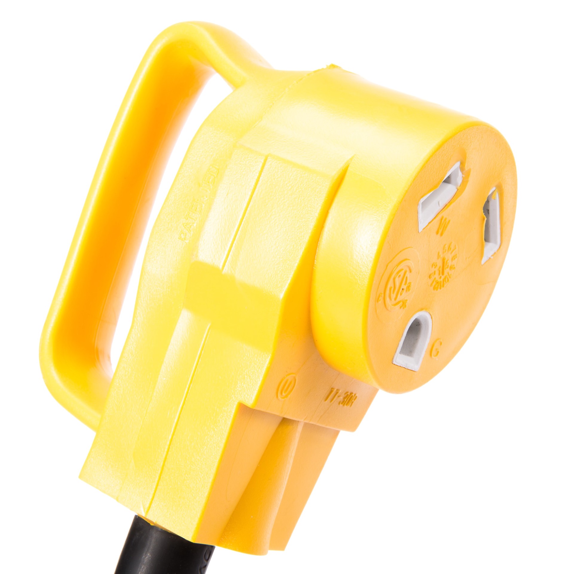 slide 4 of 6, CAMCO 25-ft 10 / 3 Super Heavy Duty 3 Prong Black Outdoor Extension Power Cord, 1 ct