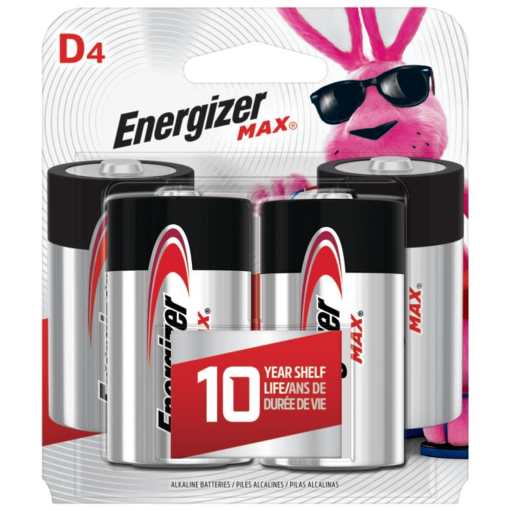 slide 1 of 6, Energizer MAX Alkaline D Batteries ( 4 -Pack ), 1 ct