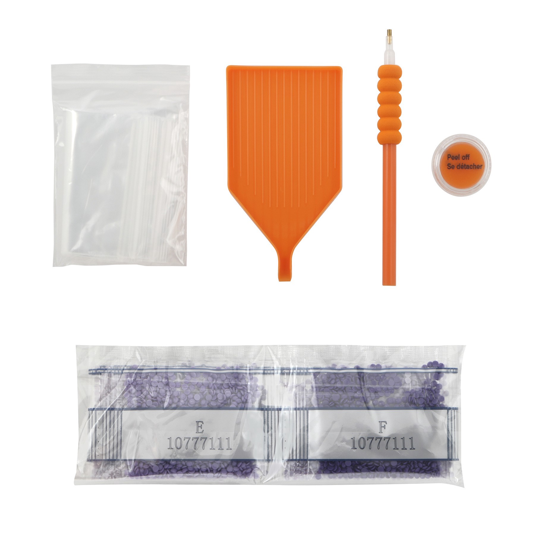 slide 3 of 4, 8" Glow-In-The-Dark Bats Round Wood Plaque Diamond Art Kit By Make Market, 8 in