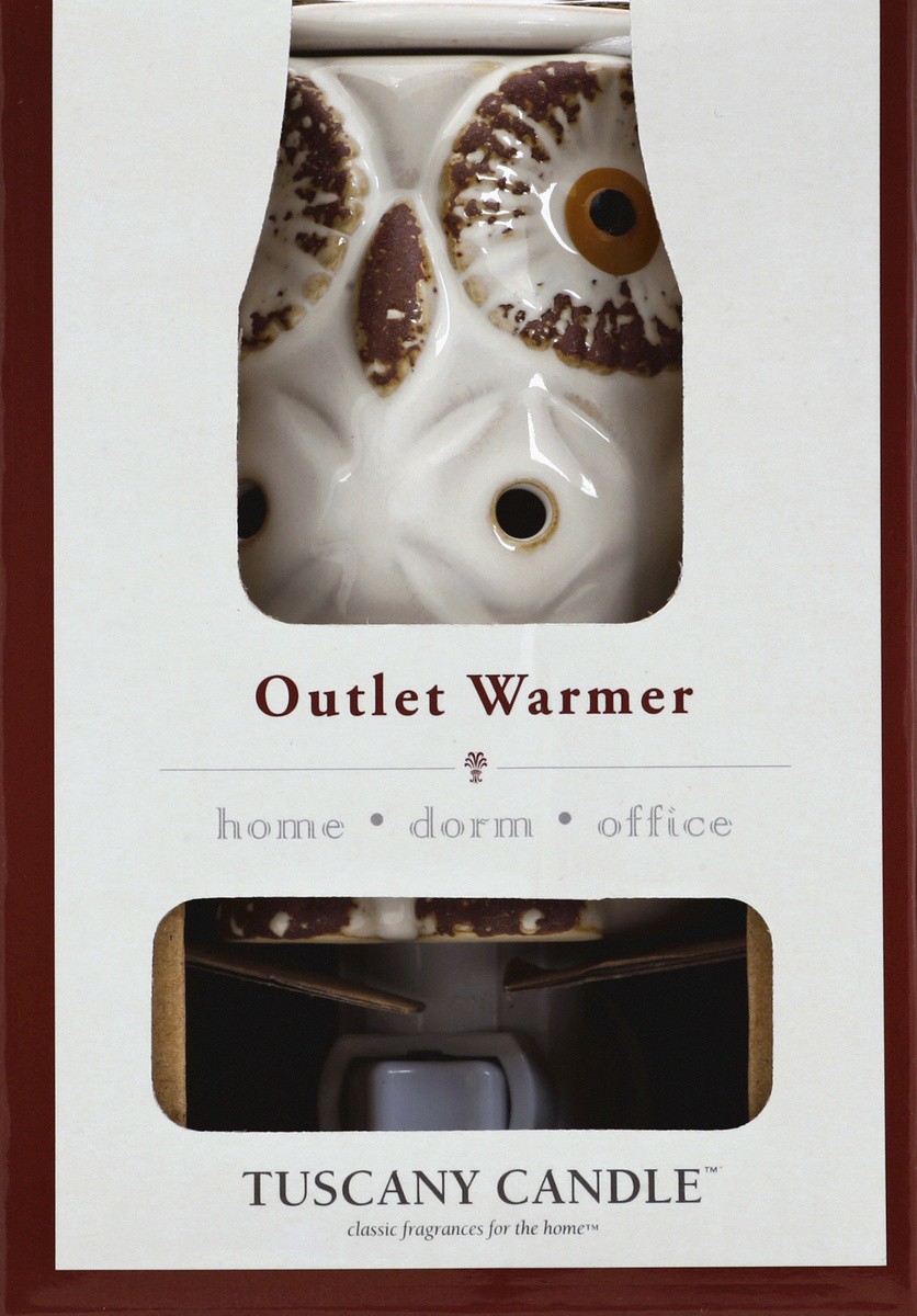 slide 4 of 7, Tuscany Candle Langley Owl Outlet Warmer - White, 1 ct