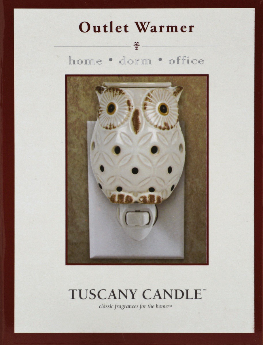 slide 6 of 7, Tuscany Candle Langley Owl Outlet Warmer - White, 1 ct