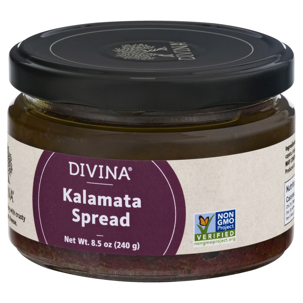 slide 13 of 13, Divina All-Natural Kalamata Olive Spread, 8.5 oz