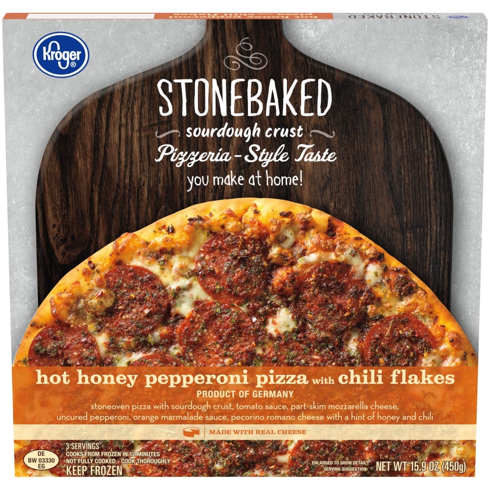 slide 1 of 1, Kroger Hot Honey Pepperoni Pizza, 15.9 oz