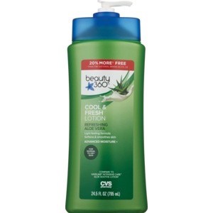 slide 1 of 1, Beauty 360 Cool & Fresh Lotion Refreshing Aloe Vera, 24.5 fl oz