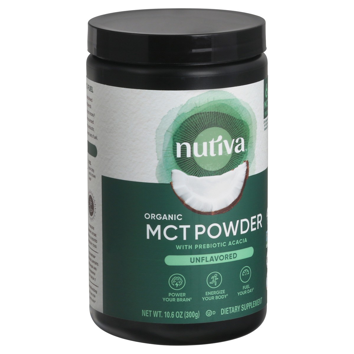 slide 6 of 13, Nutiva Powder, 10.6 oz