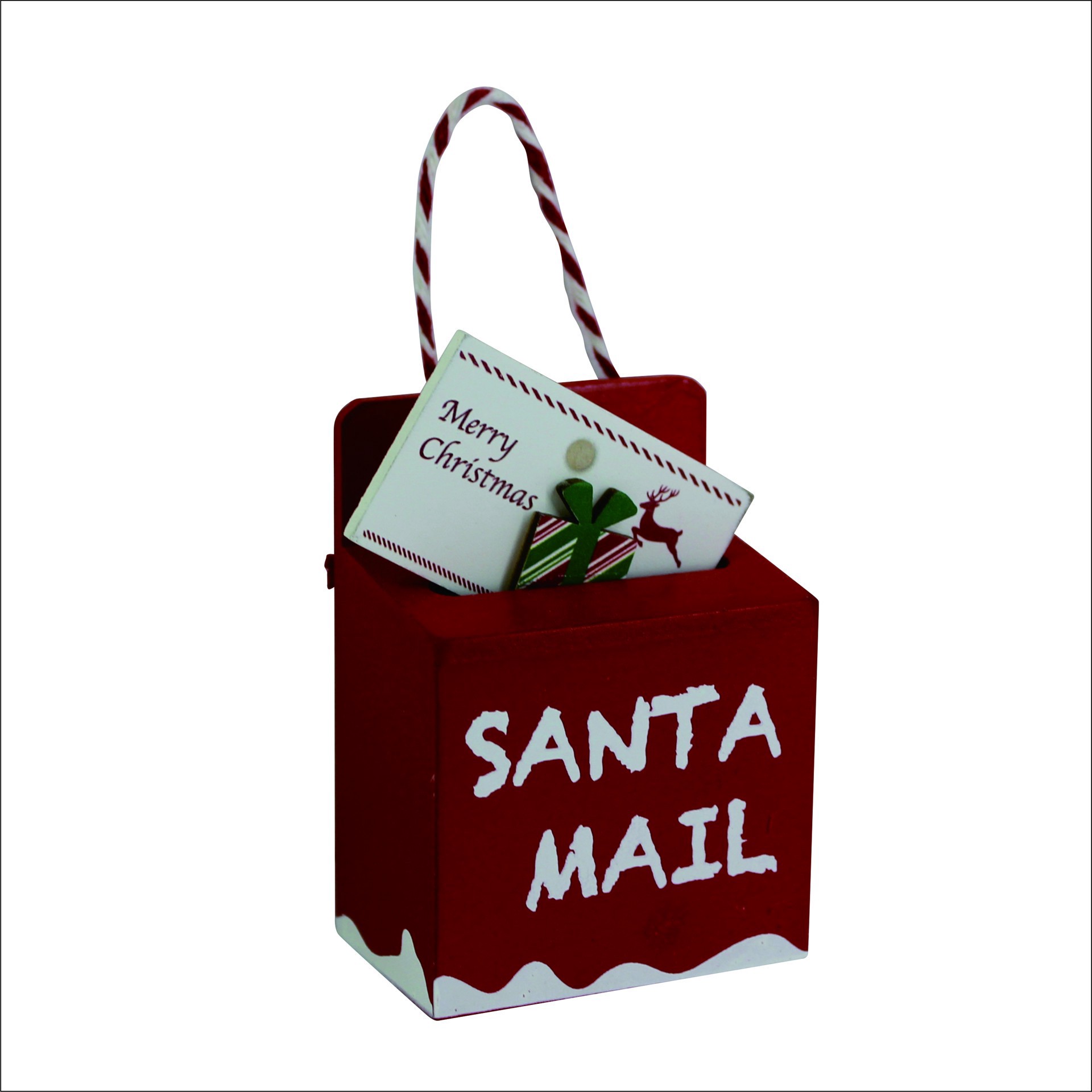slide 5 of 5, 3" Santa Mail Ornament By Ashland, 3 in
