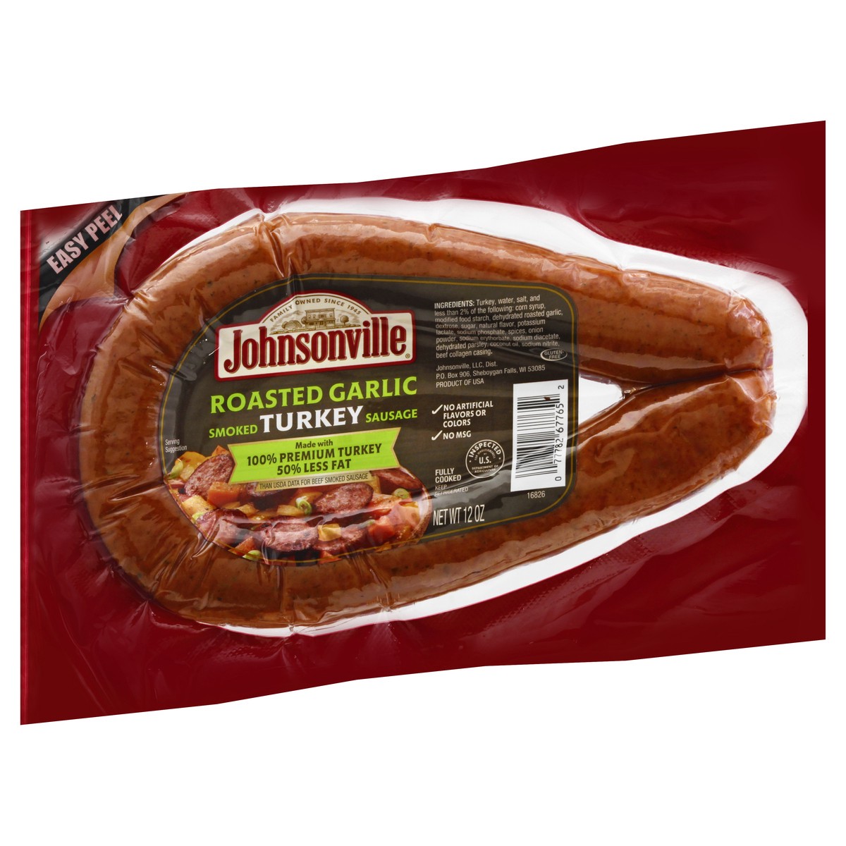 slide 6 of 13, Johnsonville Turkey Sausage Polish Kielbasa Rope, 12 oz