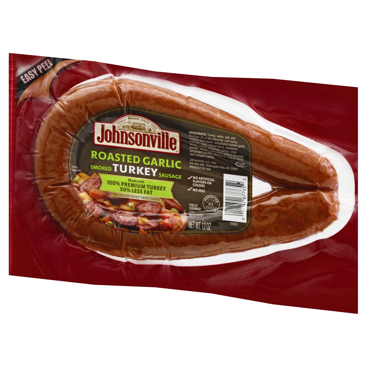 slide 3 of 13, Johnsonville Turkey Sausage Polish Kielbasa Rope, 12 oz