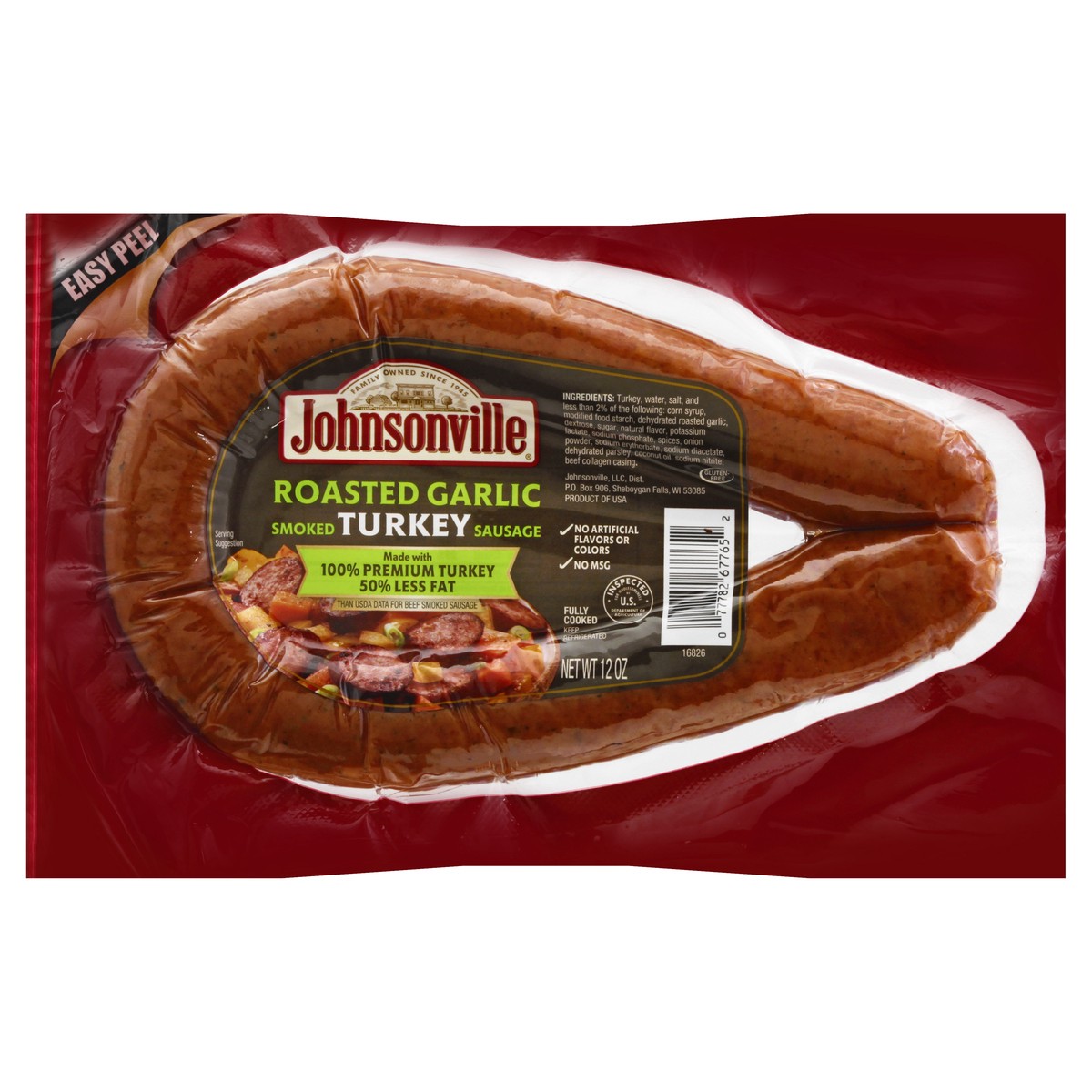 slide 9 of 13, Johnsonville Turkey Sausage Polish Kielbasa Rope, 12 oz