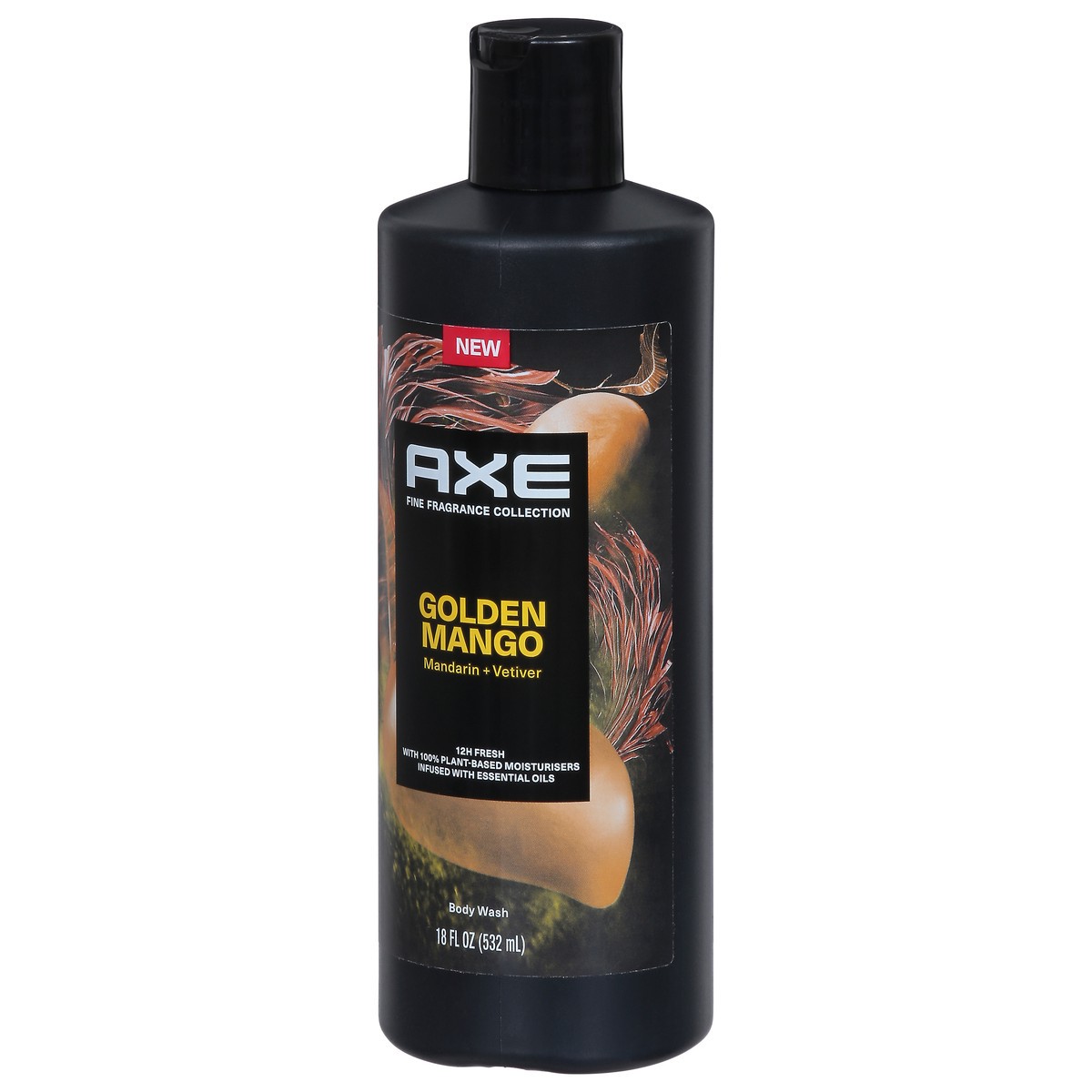 slide 4 of 9, AXE Fine Fragrance Collection Body Wash For Men Golden Mango, 18 oz, 18 fl oz