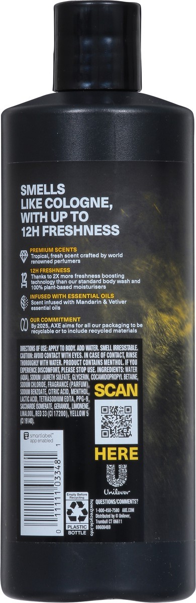 slide 6 of 9, AXE Fine Fragrance Collection Body Wash For Men Golden Mango, 18 oz, 18 fl oz