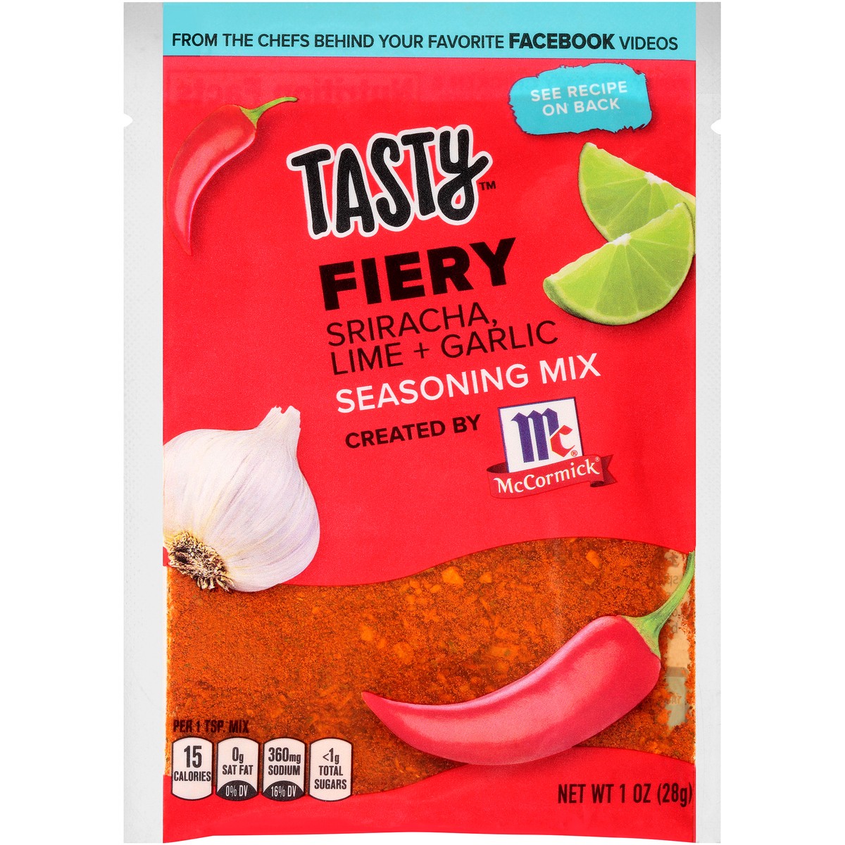 slide 8 of 9, McCormick Fiery Seasoning Mix - Tasty, 1 oz