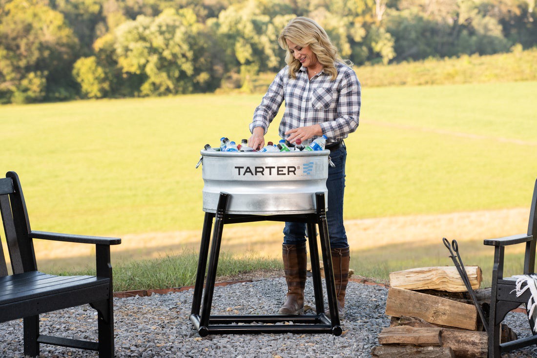 slide 3 of 6, Tarter 23-Gallon Galvanized Galvanized steel Stock Tank, 1 ct