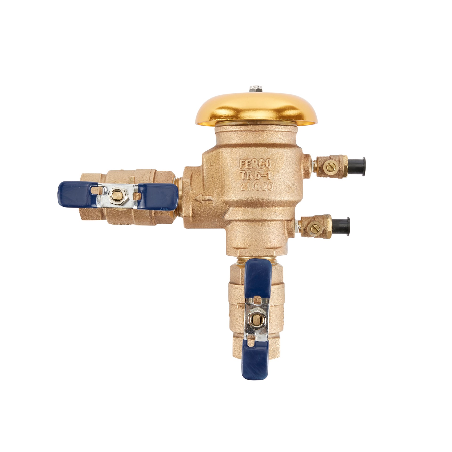 slide 1 of 6, FEBCO 1-in Bronze FNPT Pressure vacuum breaker, 1 ct
