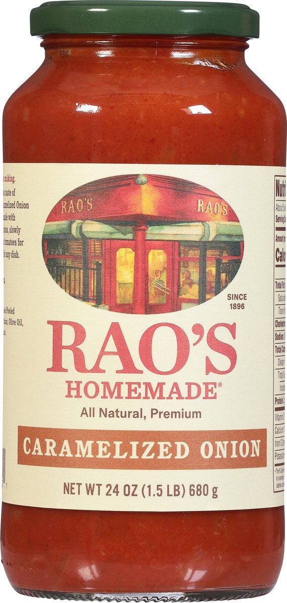 slide 2 of 9, Rao's Homemade Caramelized Onion Sauce 24 oz, 24 oz