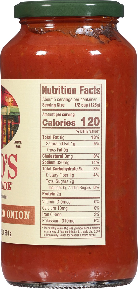slide 7 of 9, Rao's Homemade Caramelized Onion Sauce 24 oz, 24 oz