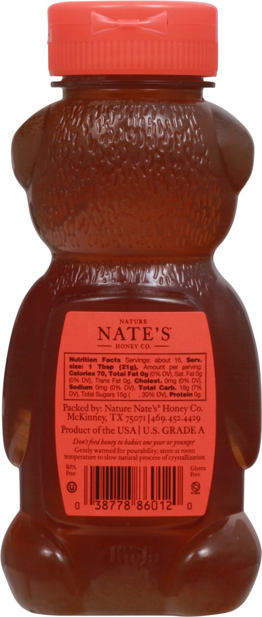 slide 5 of 13, Nature Nate's Honey Co. Texas Raw & Unfiltered Honey 12 oz, 12 oz