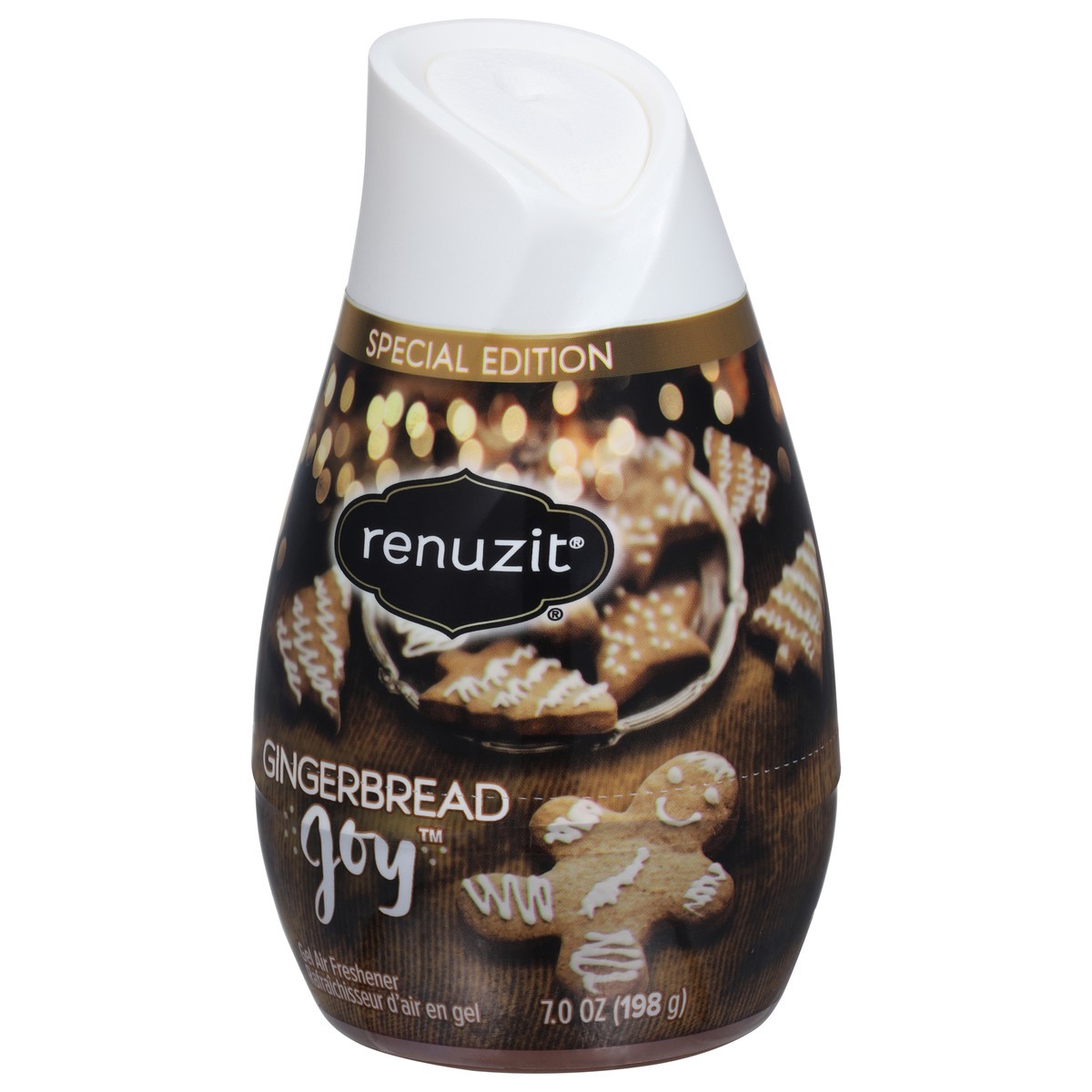 slide 5 of 13, Renuzit Gingerbread Joy Gel Air Freshener 7.0 oz, 7 oz