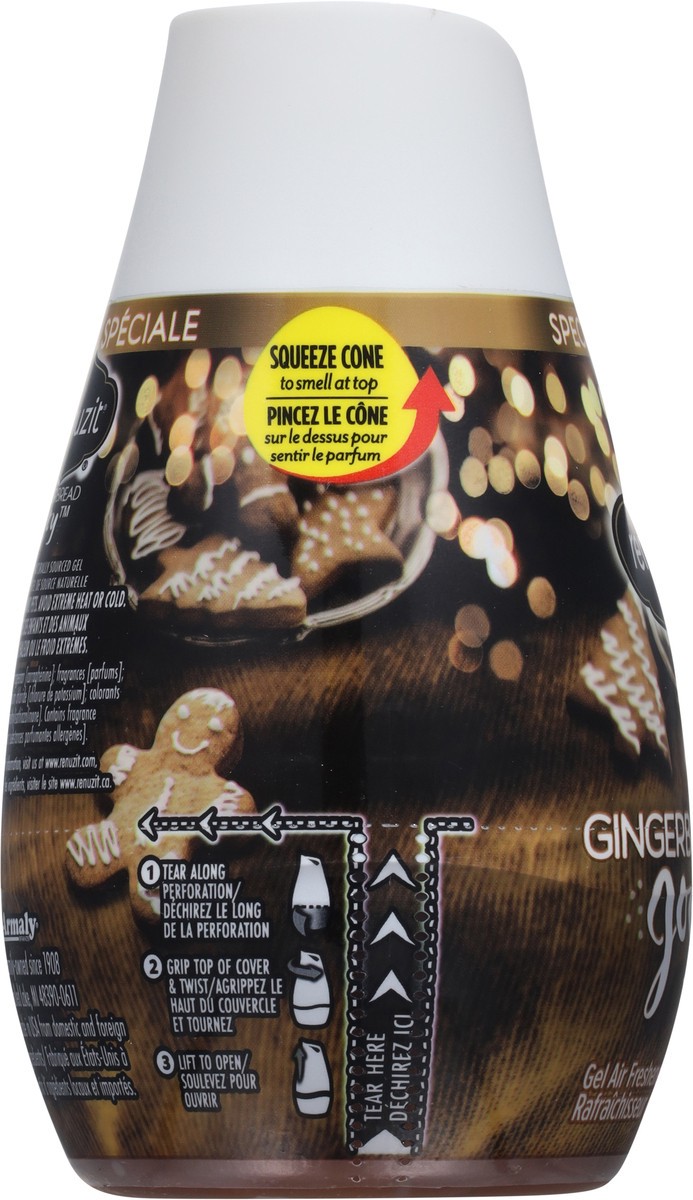 slide 3 of 13, Renuzit Gingerbread Joy Gel Air Freshener 7.0 oz, 7 oz