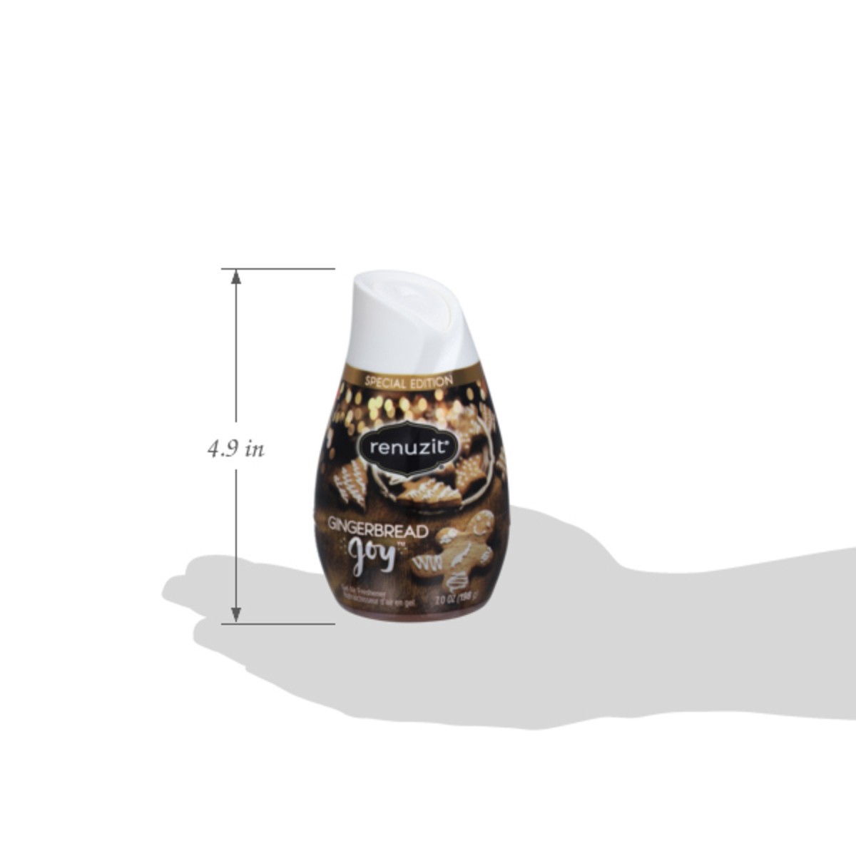 slide 2 of 13, Renuzit Gingerbread Joy Gel Air Freshener 7.0 oz, 7 oz