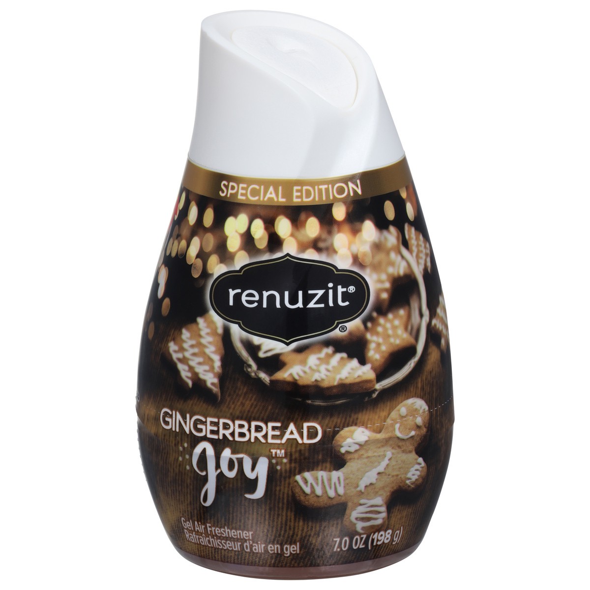 slide 8 of 13, Renuzit Gingerbread Joy Gel Air Freshener 7.0 oz, 7 oz