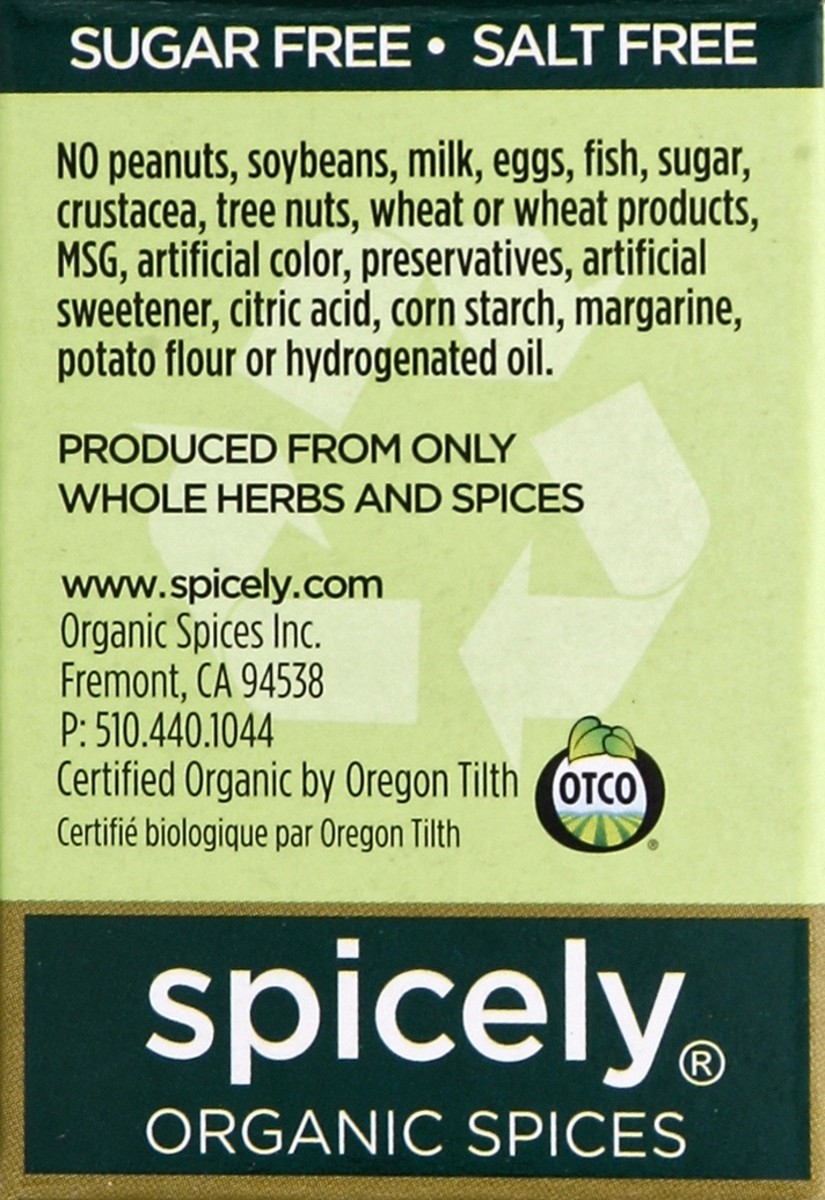 slide 3 of 4, Spicely Organic Spices Dill Seed 0.35 oz, 0.35 oz